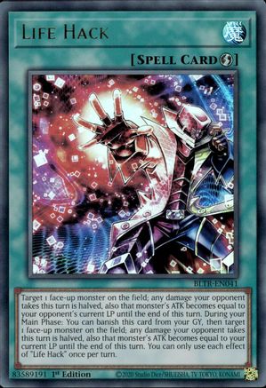 Life Hack (Ultra Rare) (BLTR-EN041) - Battles of Legend: Terminal Revenge 1st Edition