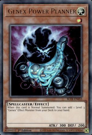 Genex Power Planner (Ultra Rare) (BLTR-EN055) - Battles of Legend: Terminal Revenge 1st Edition