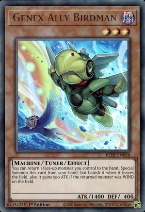 Genex Ally Birdman (Alternate Art) (Ultra Rare) (BLTR-EN058) - Battles of Legend: Terminal Revenge 1st Edition