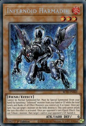 Infernoid Harmadik (Secret Rare) (BLTR-EN060) - Battles of Legend: Terminal Revenge 1st Edition