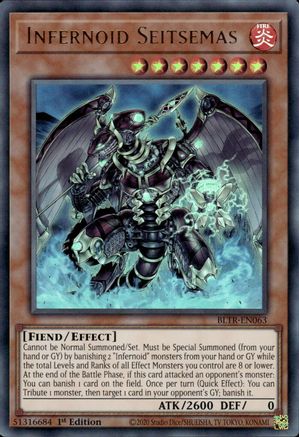 Infernoid Seitsemas (Ultra Rare) (BLTR-EN063) - Battles of Legend: Terminal Revenge 1st Edition