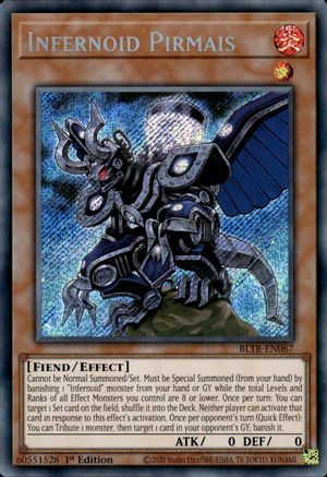 Infernoid Pirmais (Secret Rare) (BLTR-EN067) - Battles of Legend: Terminal Revenge 1st Edition