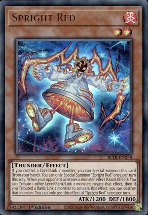 Spright Red (Ultra Rare) (BLTR-EN078) - Battles of Legend: Terminal Revenge 1st Edition