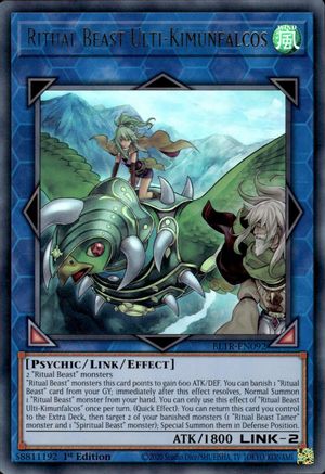 Ritual Beast Ulti-Kimunfalcos (Ultra Rare) (BLTR-EN092) - Battles of Legend: Terminal Revenge 1st Edition