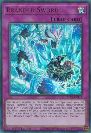 Branded Sword (Ultra Rare) (BLTR-EN112) - Battles of Legend: Terminal Revenge 1st Edition