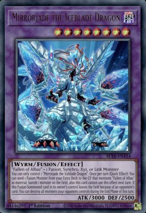 Mirrorjade the Iceblade Dragon (Ultra Rare) (BLTR-EN114) - Battles of Legend: Terminal Revenge 1st Edition