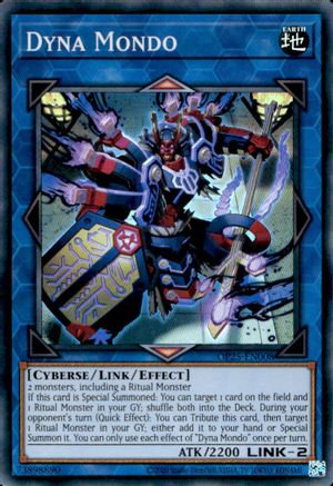 Dyna Mondo (Super Rare) (OP25-EN008) - OTS Tournament Pack 25 Unlimited