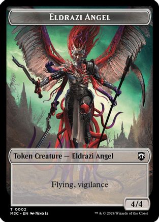 Eldrazi Angel (Ripple Foil) // Copy Double-Sided Token (M3C-2 // 1) [Modern Horizons 3 Commander] Foil