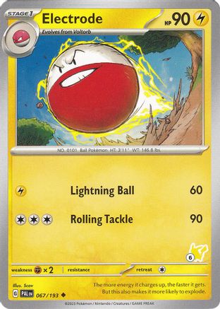Electrode - Pikachu (67/193) [Battle Academy 2024] - Uncommon