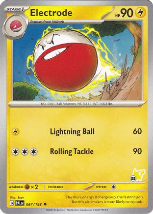 Electrode - Pikachu (67/193) [Battle Academy 2024] - Uncommon