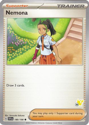 Nemona - Pikachu (180/198) [Battle Academy 2024] - Common