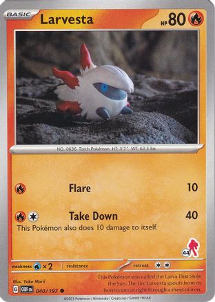 Larvesta - Armarouge (40/197) [Battle Academy 2024] - Common