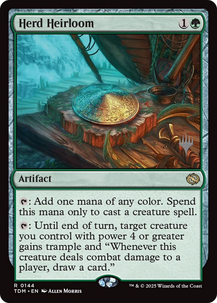 Herd Heirloom (PPTDM-144) [Promo Pack: Tarkir: Dragonstorm] Foil