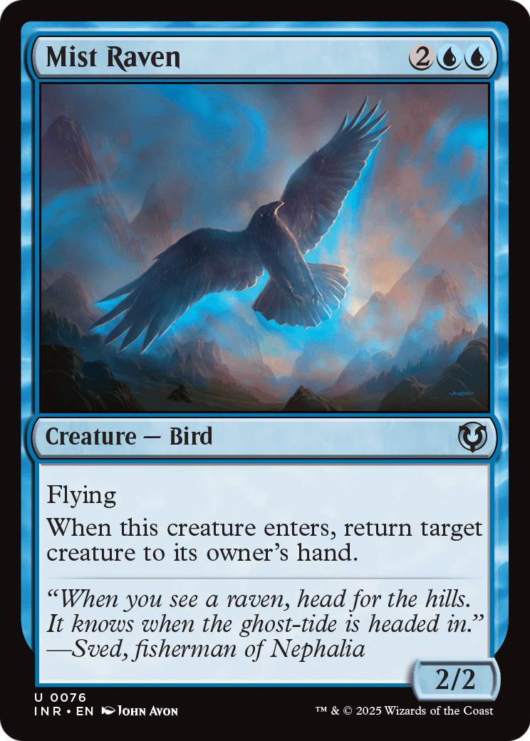 Mist Raven - Foil [Innistrad Remastered]