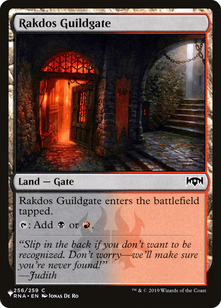 Rakdos Guildgate (256) (LIST-256/259) [The List Reprints]