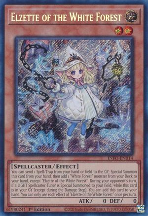 Elzette of the White Forest (Secret Rare) (INFO-EN014) - The Infinite Forbidden 1st Edition