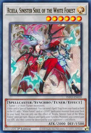 Rciela, Sinister Soul of the White Forest (Ultra Rare) (INFO-EN039) - The Infinite Forbidden 1st Edition