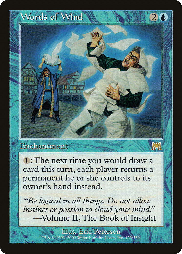 Words of Wind (ONS-122) [Onslaught] Foil