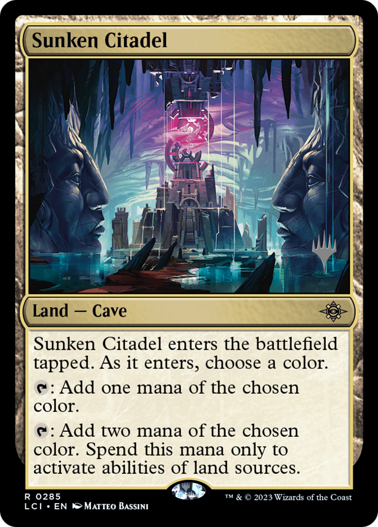 Sunken Citadel (PPLCI-285) [Promo Pack: The Lost Caverns of Ixalan Promos] Foil