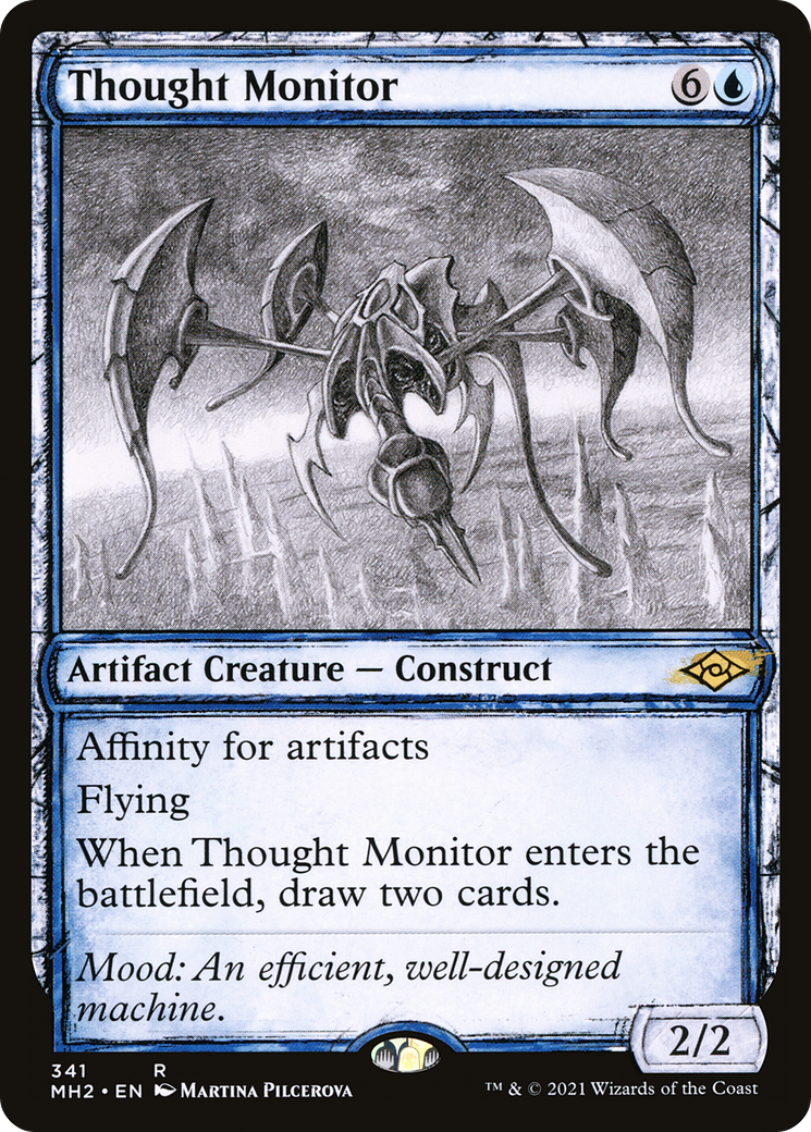 Thought Monitor (Showcase) (MH2-341) [Modern Horizons 2] Foil