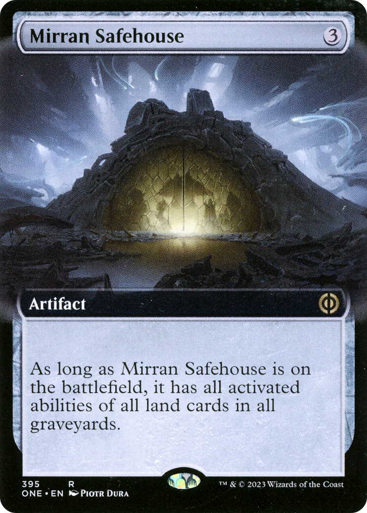 Mirran Safehouse (Extended Art) (ONE-395) [Phyrexia: All Will Be One]