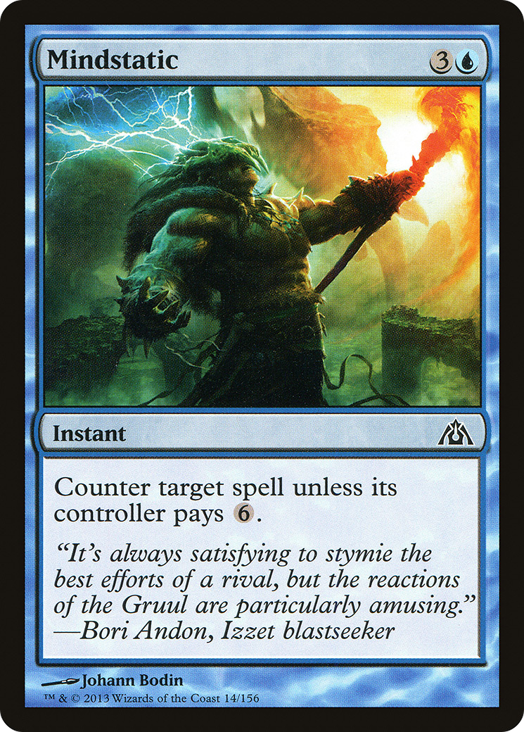 Mindstatic (DGM-014) [Dragon's Maze] Foil