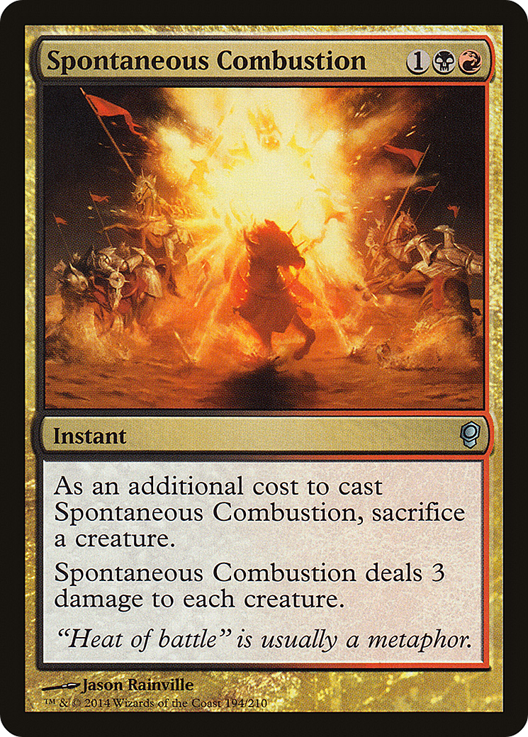 Spontaneous Combustion (CNS-194) [Conspiracy] Foil