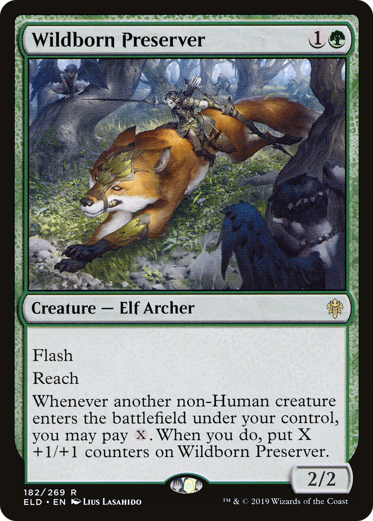 Wildborn Preserver (ELD-182) [Throne of Eldraine] Foil
