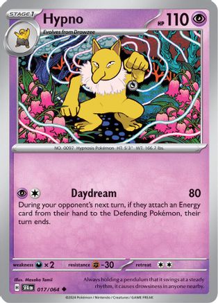 Hypno (017/064) [SV Shrouded Fable] Reverse Holofoil - Uncommon