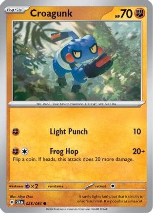 Croagunk (023/064) [SV Shrouded Fable] - Common