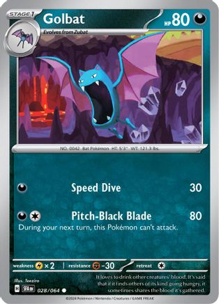 Golbat (028/064) [SV Shrouded Fable] - Common