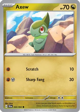 Axew (044/064) [SV Shrouded Fable] Reverse Holofoil - Common