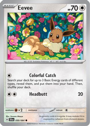 Eevee (050/064) [SV Shrouded Fable] Reverse Holofoil - Common