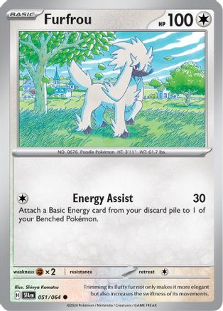 Furfrou (051/064) [SV Shrouded Fable] Reverse Holofoil - Common