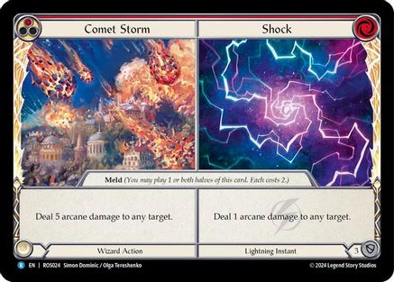 Comet Storm // Shock (ROS024) - Rosetta Rainbow Foil