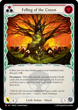 Felling of the Crown (ROS031) - Rosetta Rainbow Foil