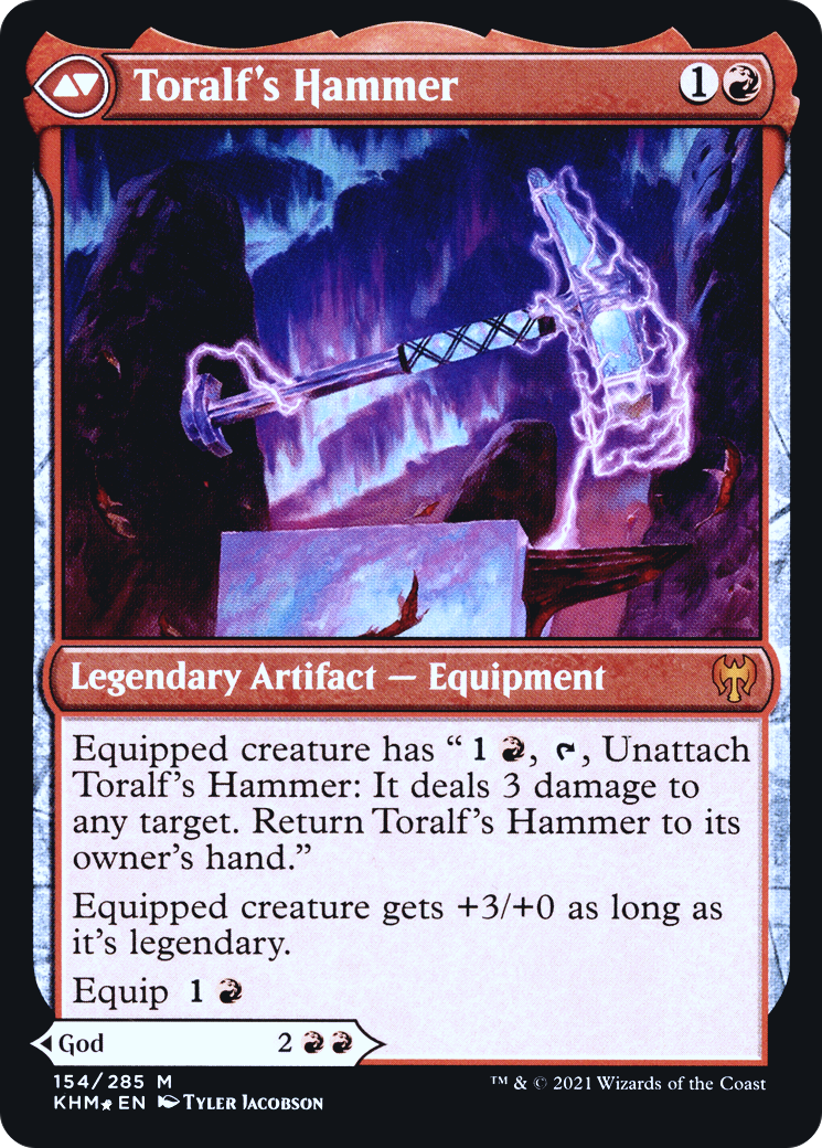 Toralf, God of Fury (PRE-154) [Kaldheim Promos] Foil