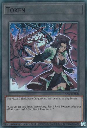 Token: Akiza & Black Rose Dragon (Super Rare) (TKN5-EN008) - The Infinite Forbidden Unlimited