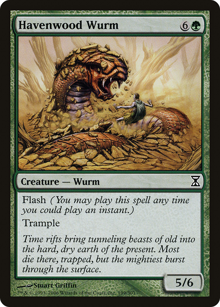 Havenwood Wurm (TSP-199) [Time Spiral]