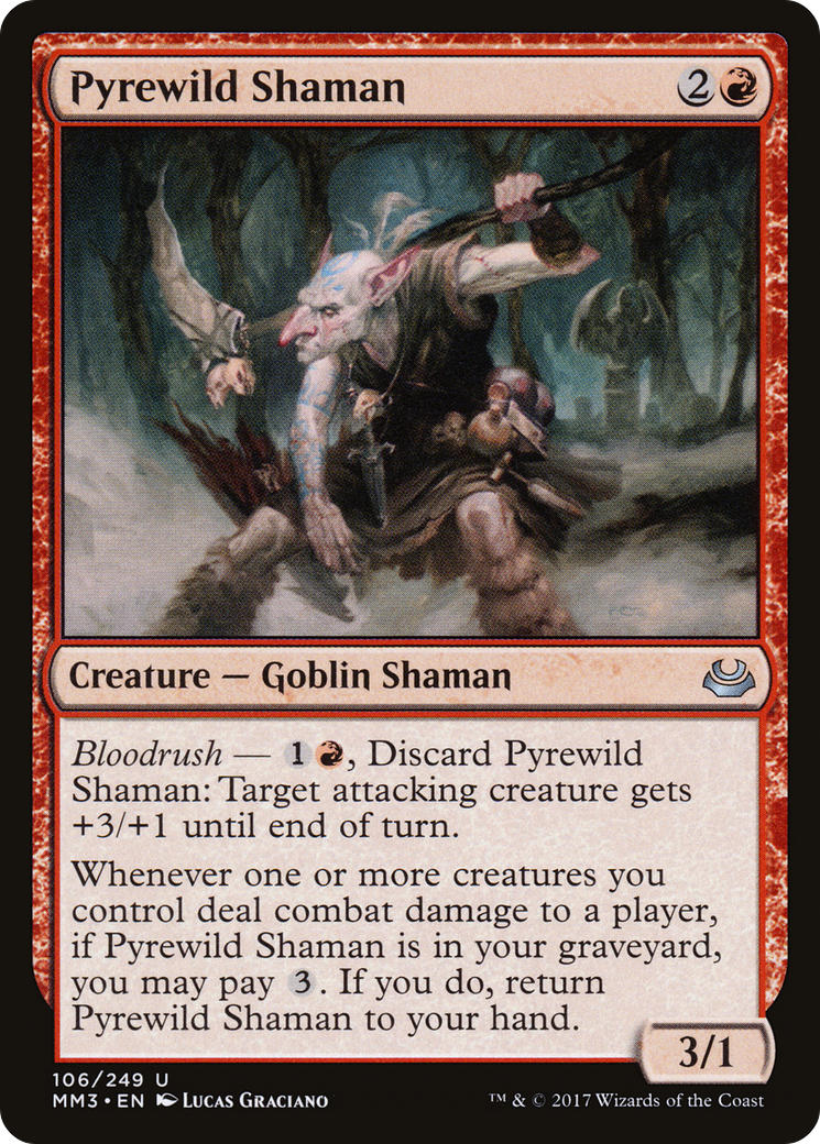 Pyrewild Shaman (MM3-106) [Modern Masters 2017] Foil