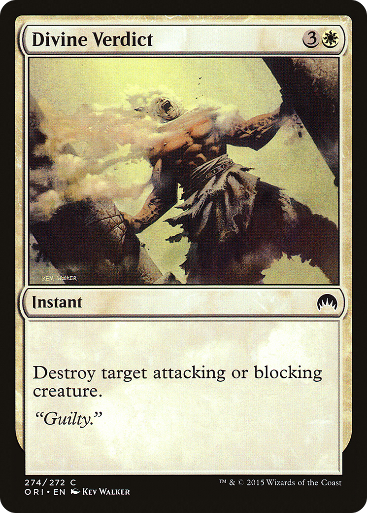 Divine Verdict (ORI-274) [Magic Origins] Foil