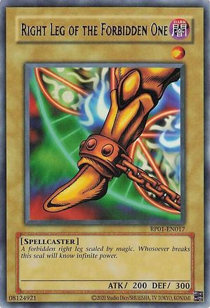 Right Leg of the Forbidden One (Rare) (RP01-EN017) - Retro Pack (2020 Date Reprint) Unlimited