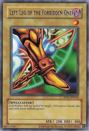 Left Leg of the Forbidden One (Rare) (RP01-EN018) - Retro Pack (2020 Date Reprint) Unlimited