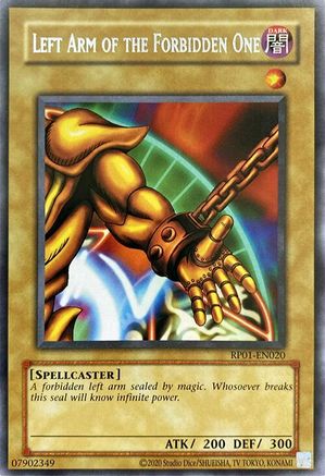 Left Arm of the Forbidden One (Rare) (RP01-EN020) - Retro Pack (2020 Date Reprint) Unlimited