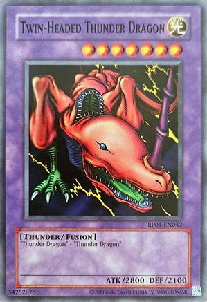 Twin-Headed Thunder Dragon (Common) (RP01-EN042) - Retro Pack (2020 Date Reprint) Unlimited