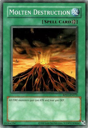 Molten Destruction (Common) (RP01-EN079) - Retro Pack (2020 Date Reprint) Unlimited