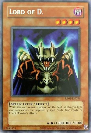 Lord of D. (Rare) (RP01-EN086) - Retro Pack (2020 Date Reprint) Unlimited