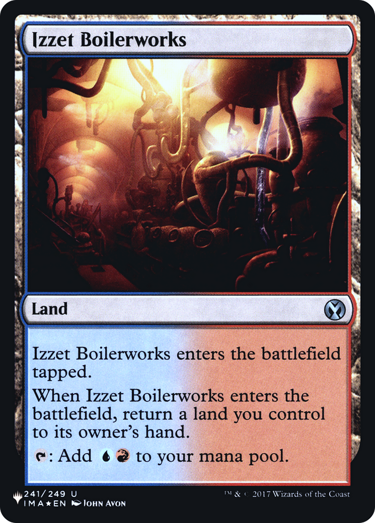 Izzet Boilerworks (LIST-241) [The List] Foil