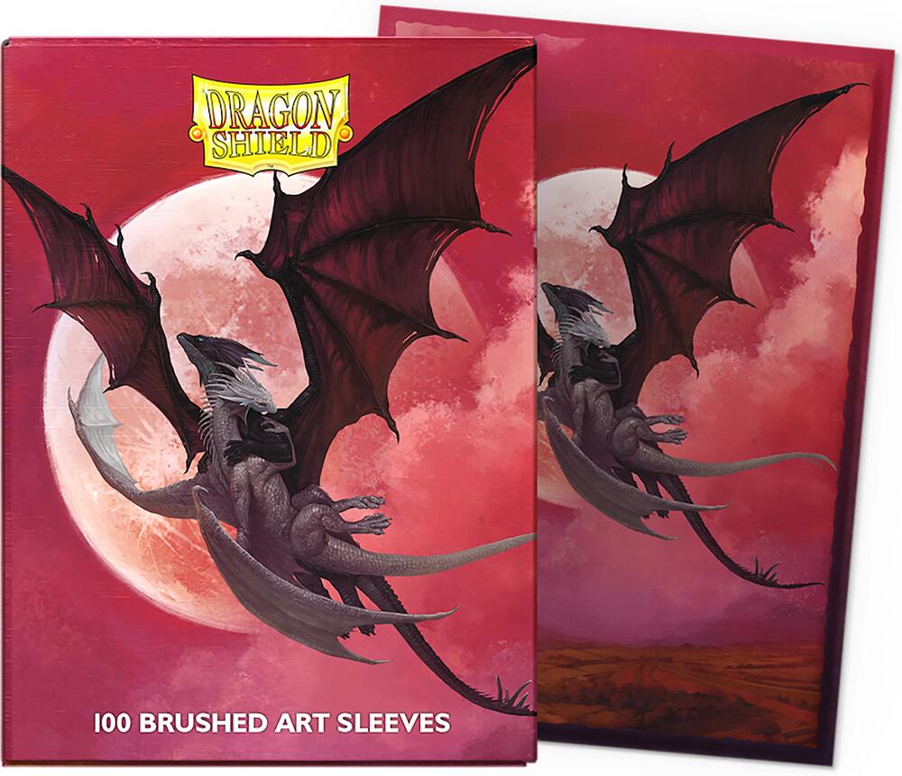 Dragon Shield - Brushed Art Standard Sleeves - Valentines Dragon 2024