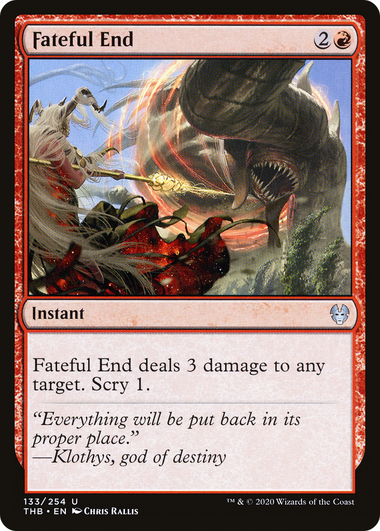 Fateful End (THB-133) [Theros Beyond Death]